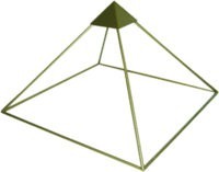 Pirámide Aluminio Mediana 50cms