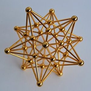Dodecaedro estrellado dorado (Poliedro de Kepler-Poinso)